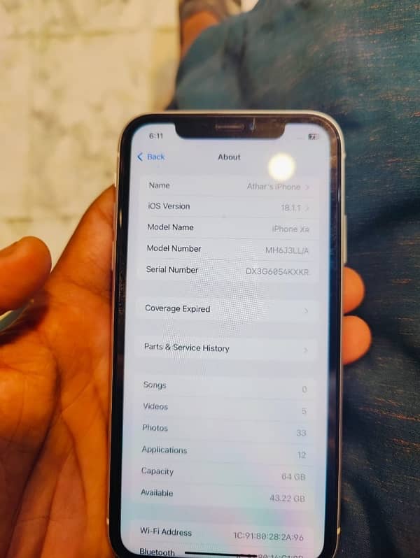 IPhone XR contact no03146298644 what number 1