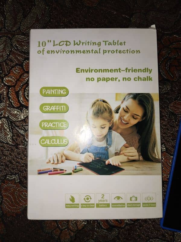 LCD writing tablet colorful electronic pad for kids 0