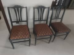 Wooden chairs