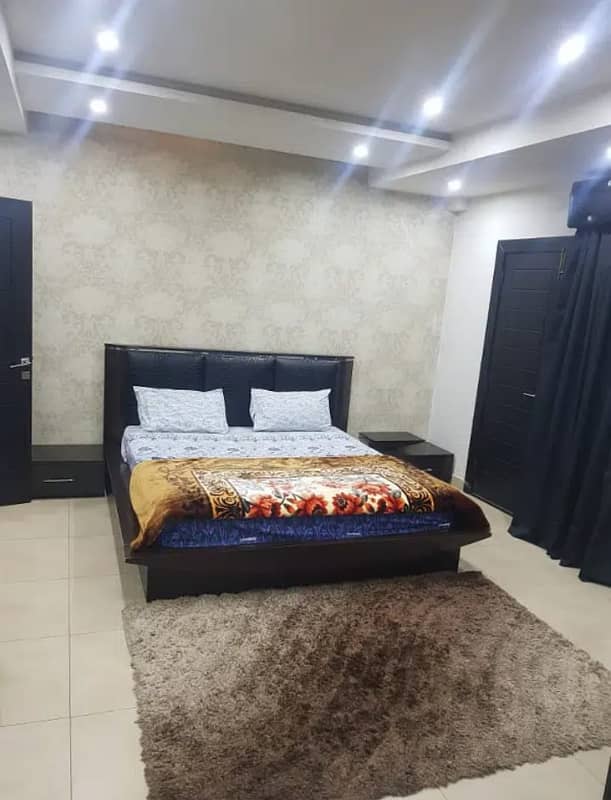 Two bedroom phr day Short Time flats available Bahria Twon 2