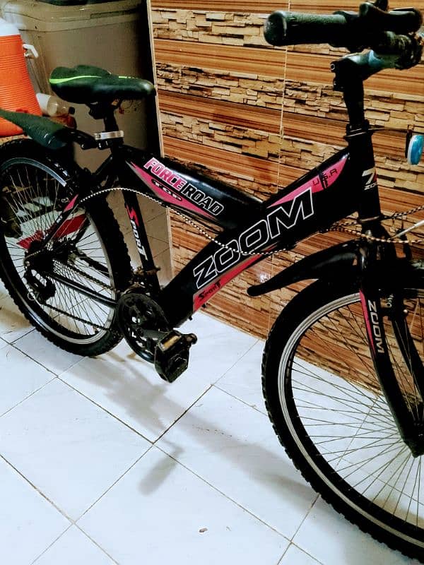 bicycle impoted full size 26 inch 5 month used call no 0314.950. 5437 1