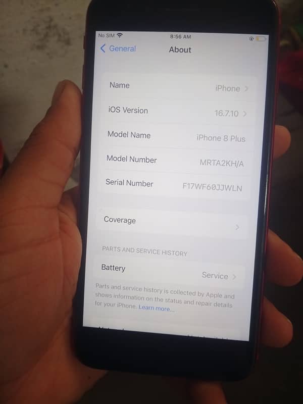 I phone 8 plus 256 gb non pta 6