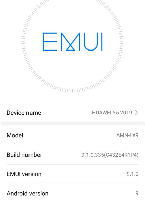 Huawei y5 2019 model number 03249775018 3