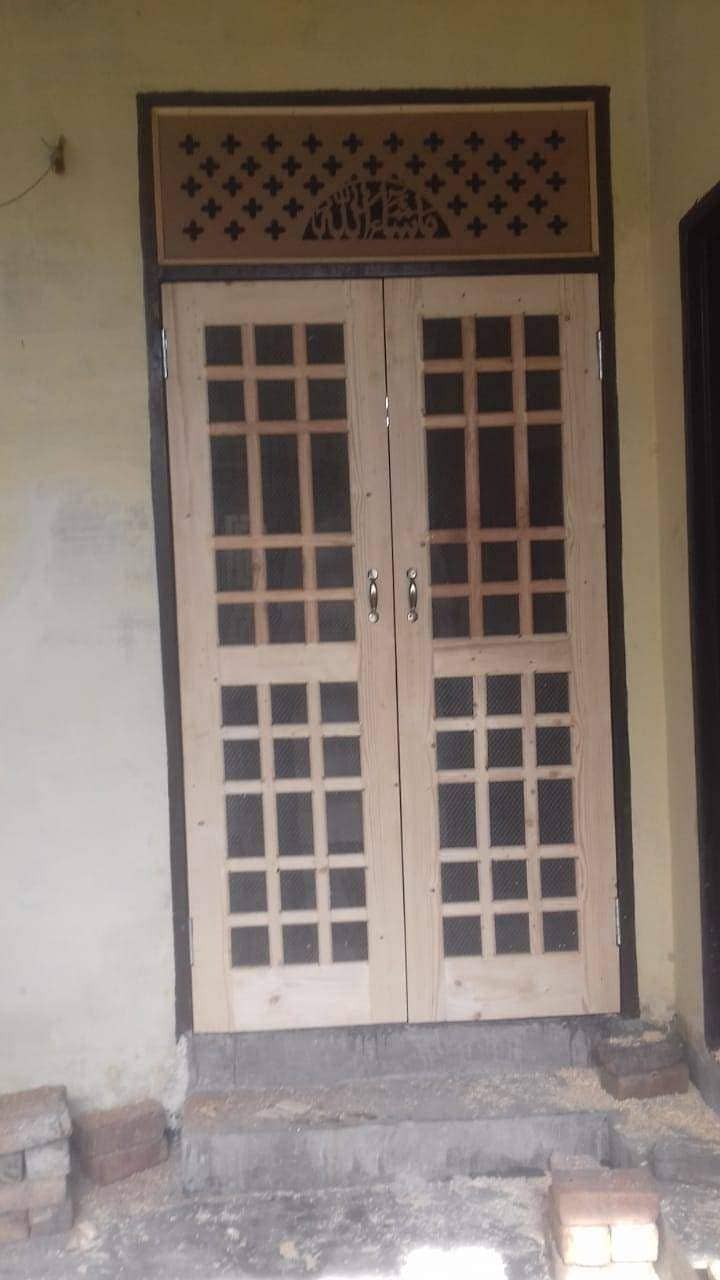 Solid wood Doors/لکڑی کے دروازے All type Of Doors, LifeTime Warranty 2