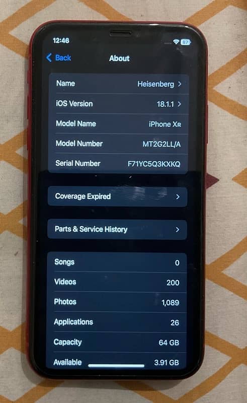 Ipone Xr non pta factory unlock 3