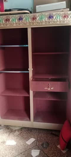 wooden wardrobe sell without mirror