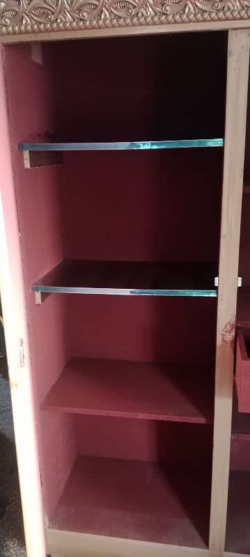 wooden wardrobe sell without mirror 2