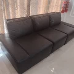 branded 3 seater sofa/sofa cum bed