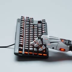 Keyboard / Fnatic red switch / Mechanical Gaming Keyboard - Silent Red