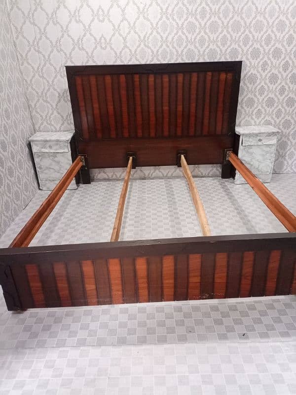 King Size Wooden Bed For Sale 1