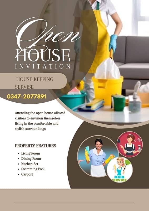 Home maid House keeping Babysitting kitchen helping jobs 0