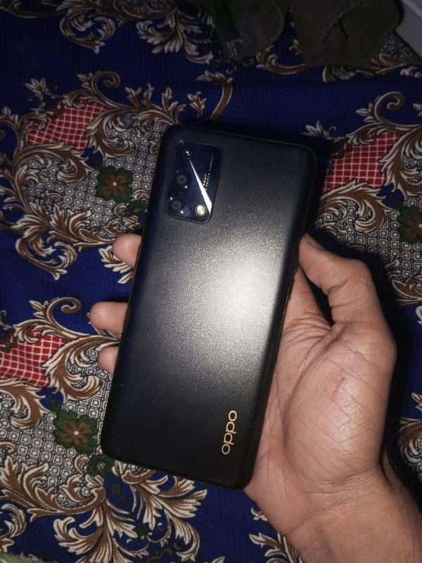 Exchange Oppo A95 , 12/128 , With original box , fast indisplay finger 1