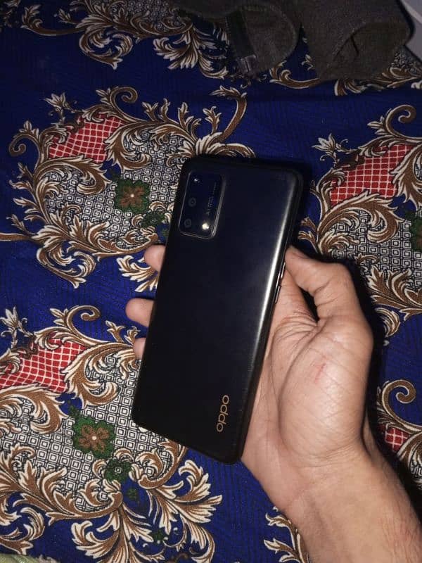 Exchange Oppo A95 , 12/128 , With original box , fast indisplay finger 2