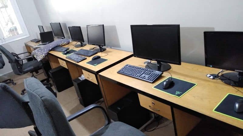 Office Computer tables, workstation, Revolving Office chairs 2