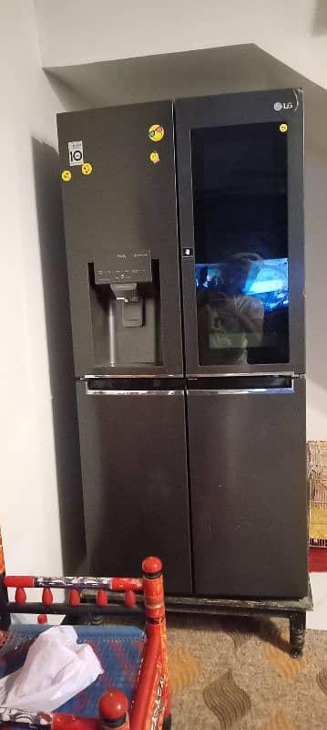 LG ka double door fridge he used he 8