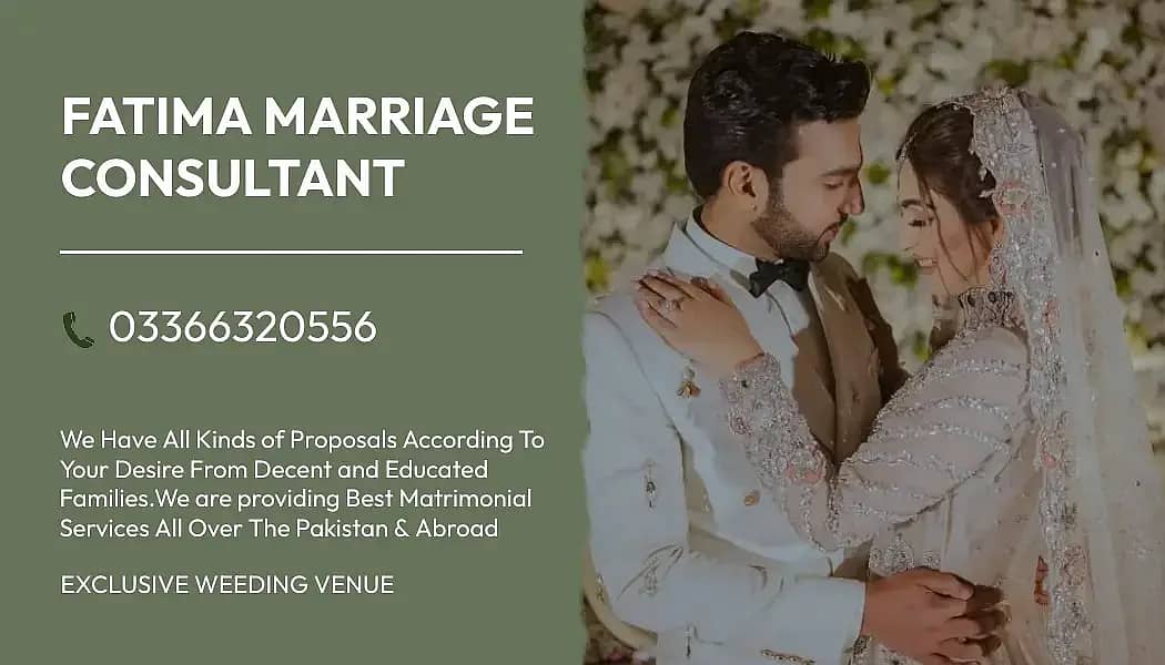 Marriage Bureau Services /Abroad Proposals/Rishta/marriage consultant 0