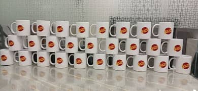 Print Logo & Company Name On Mug Shirt Cap wall clock pen keychain .