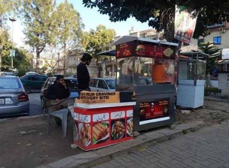 Argent fast food stall for sale 1