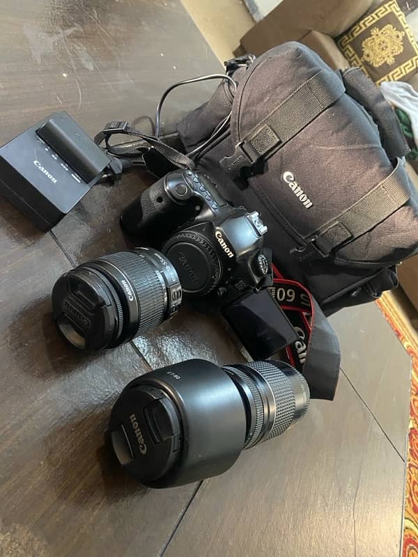 Canon 60D Complete Set With 2 lens 0