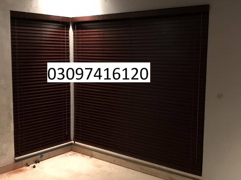 wooden floor vinyl floor/window blinds remote control blind/wallpaper 11