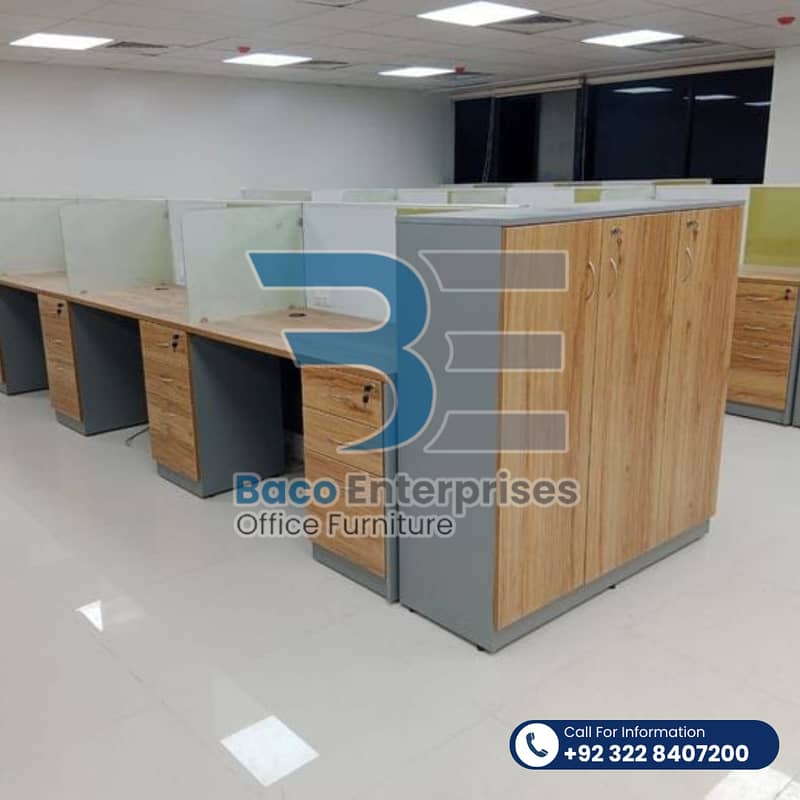 Call Center Office Cubicles - Call Center Workstations - office table 3