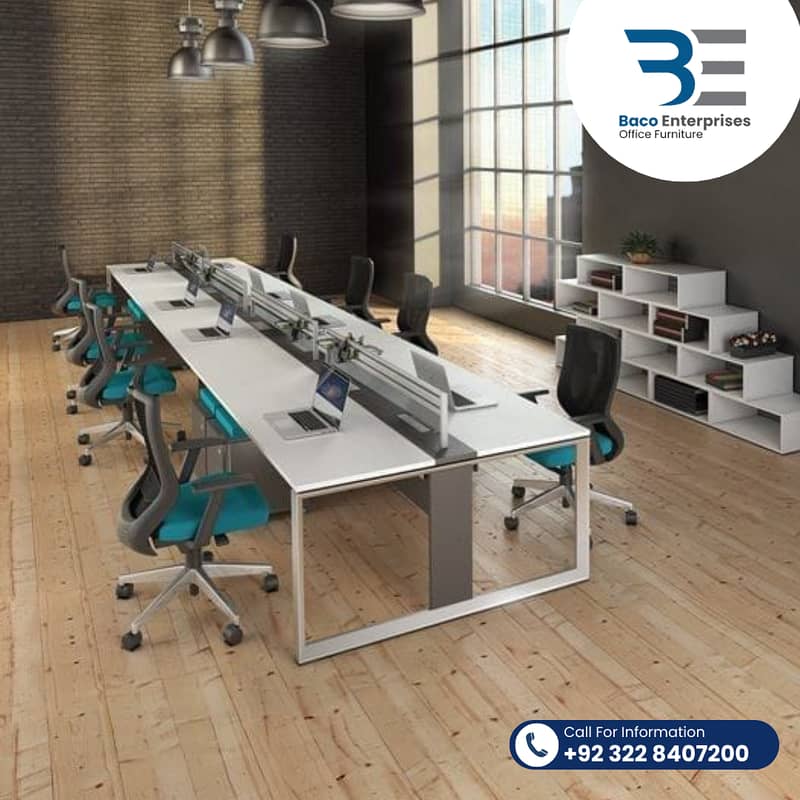 Call Center Office Cubicles - Call Center Workstations - office table 4