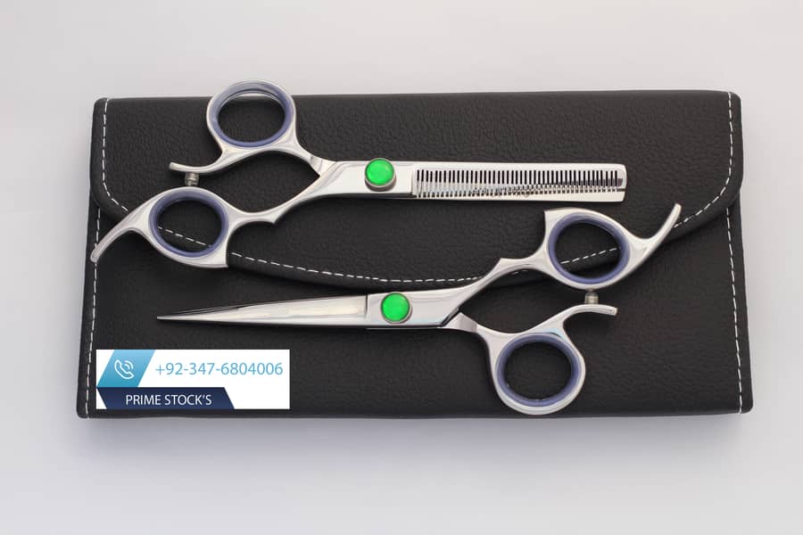 Hair Professional Hairdressing Scissors Thinning Barber scissors set 6