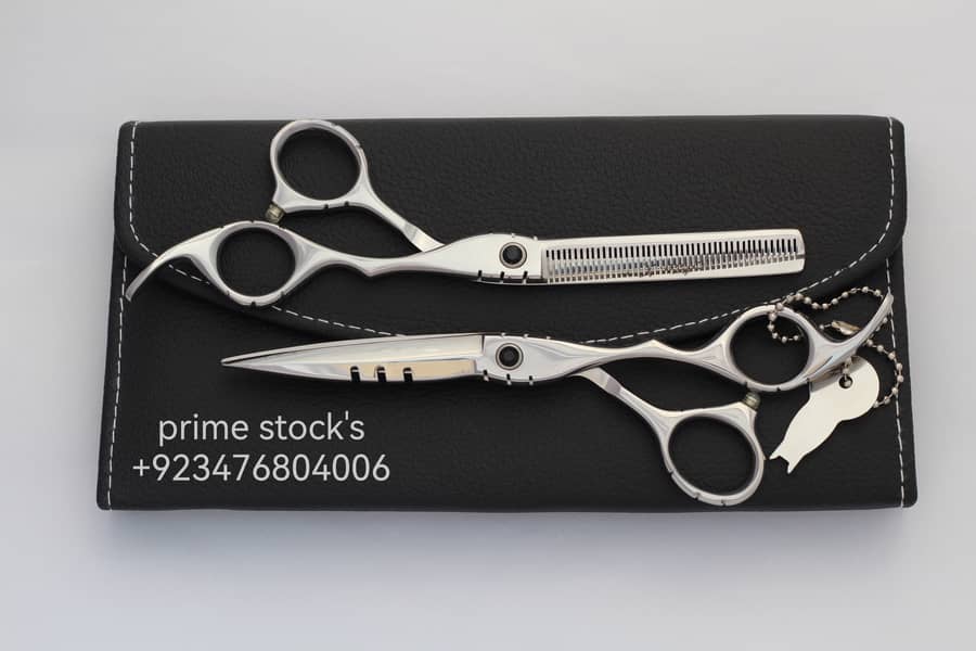 Hair Professional Hairdressing Scissors Thinning Barber scissors set 8