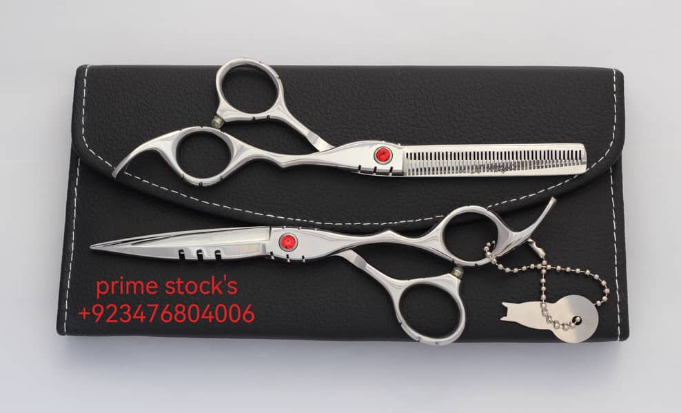 Hair Professional Hairdressing Scissors Thinning Barber scissors set 9