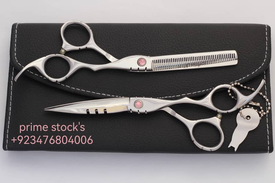 Hair Professional Hairdressing Scissors Thinning Barber scissors set 12