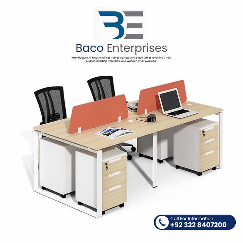 Call Center - Office Furniture - Workstation Desk - Executive Table 1