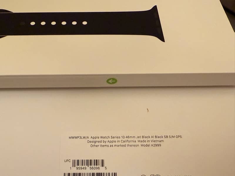 Apple watch series 10 46mm jet black 1