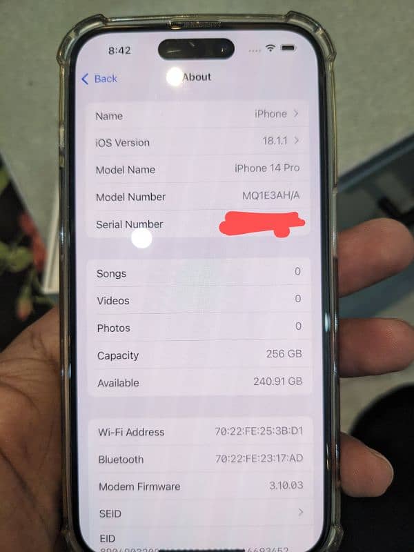 IPHONE 14 PRO 256GB non pta factory unlock 3