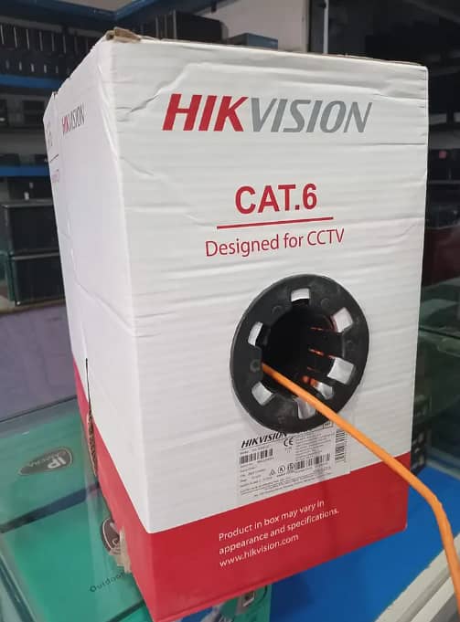 Cat 6 Cable / Hikvision / networking / cctv Cameras / ip cameras 1