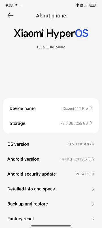 Xiaomi 11T pro official PTA approved 1