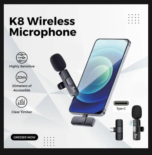 K8 Wireless Mic for mobile 2