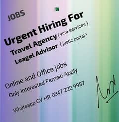 We are hiring on urgent basis