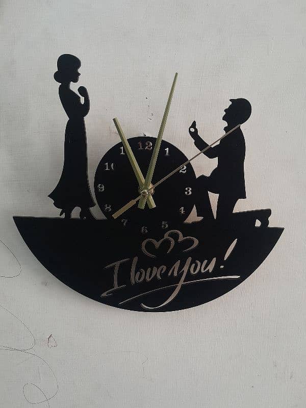 3D LOVE CLOCK 0