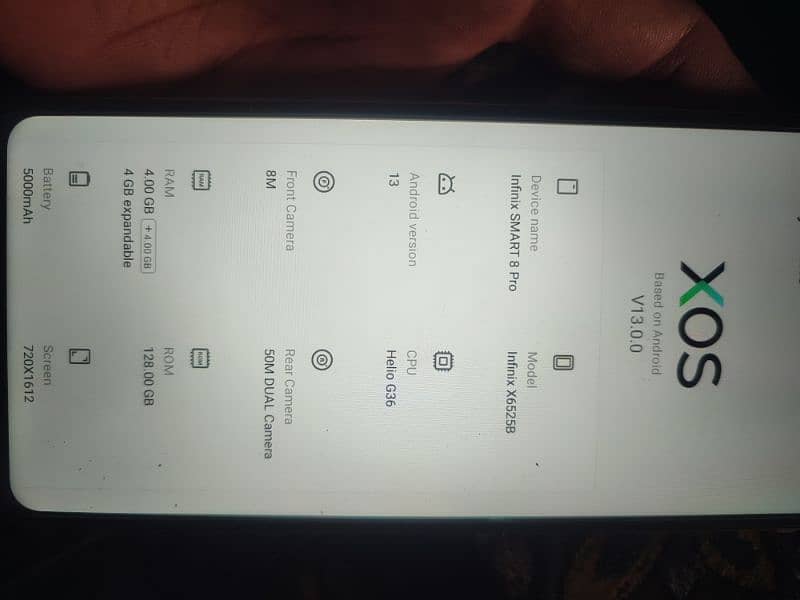 Infinix smart 8 pro non PTA 3