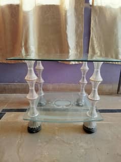 two mirror tables