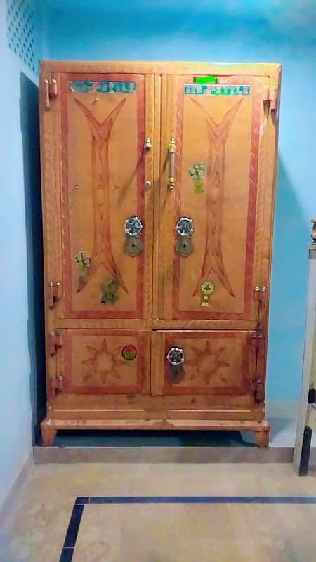 Iron Almirah, and Wooden wardrobe 5