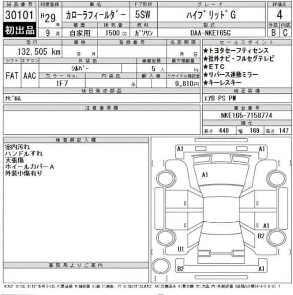 Toyota Corolla Fielder 2017 2