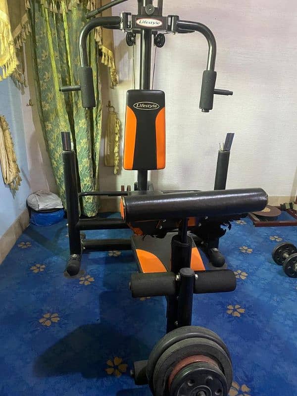 home gym chest machine multi station weight lifting body building gym 15