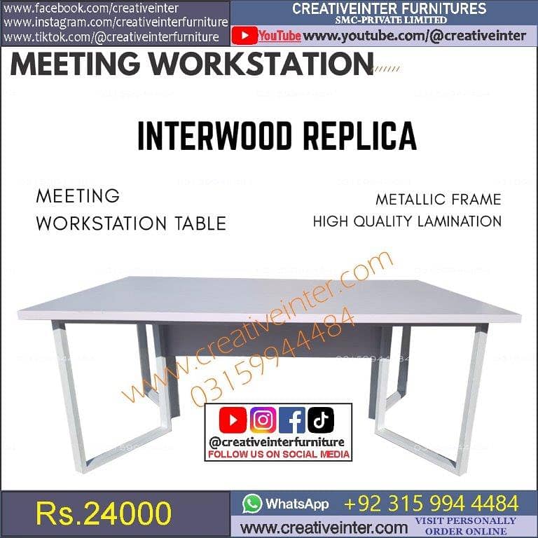 Conference Tables Executive Table Reception Counters Workstations 15