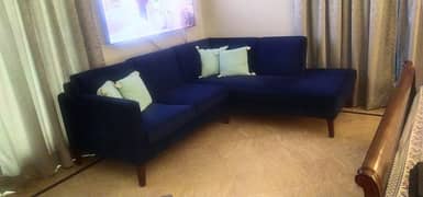 Almost new L shape sofa