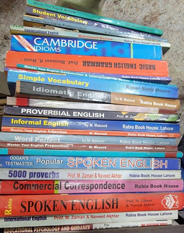 Mix Books for English-speaking and grammer 0