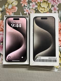 iphone 15 pro 256gb natural PTA APPROVED