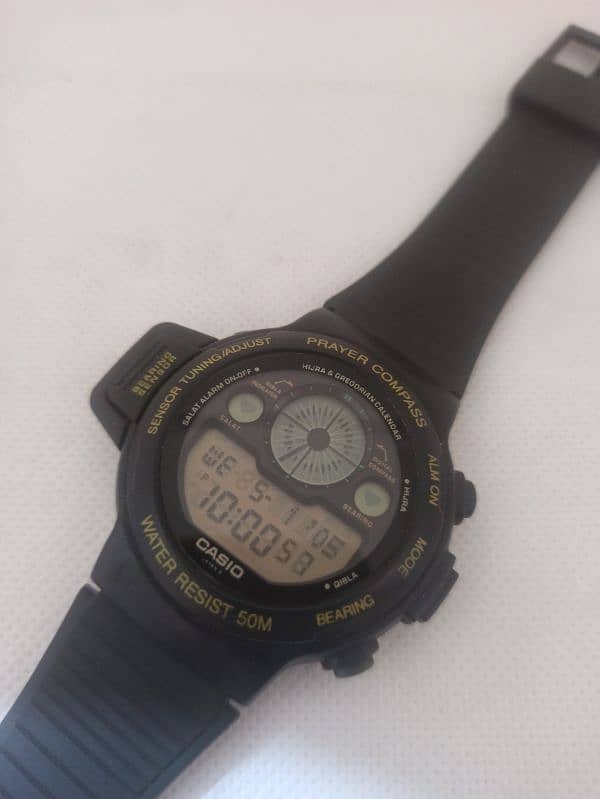 CASIO prayer qibla compass watch 2