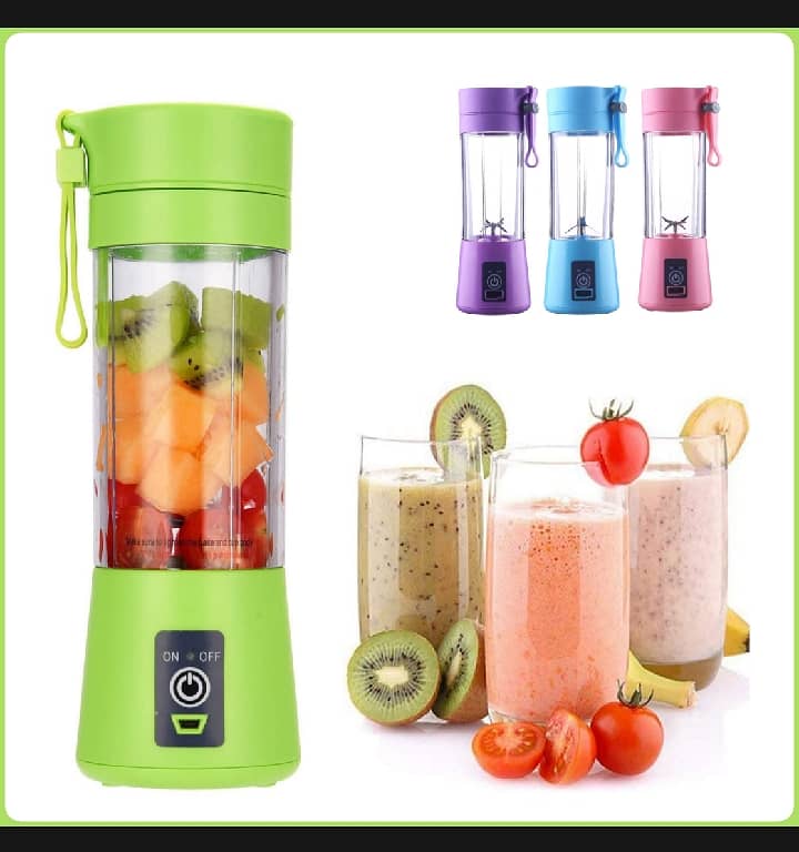 USB Chargeable Juicer 380ml 0