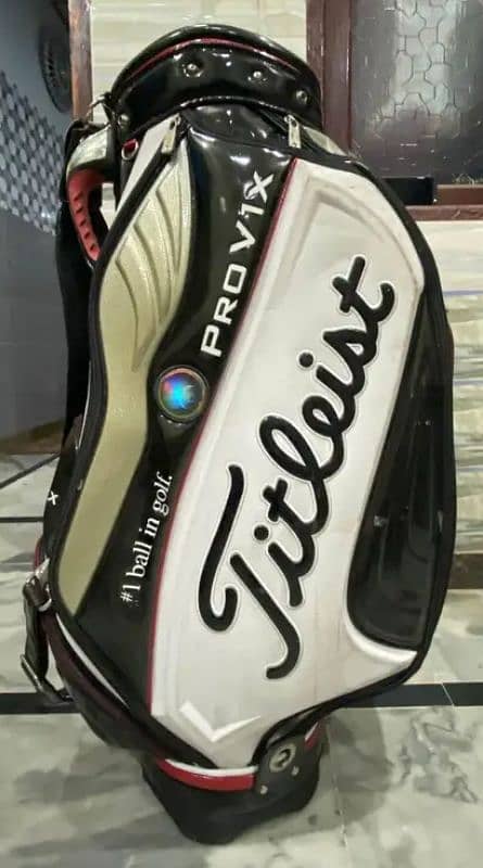 NEW TITLEIST PROV1X BAG WITH TOP COVER 1